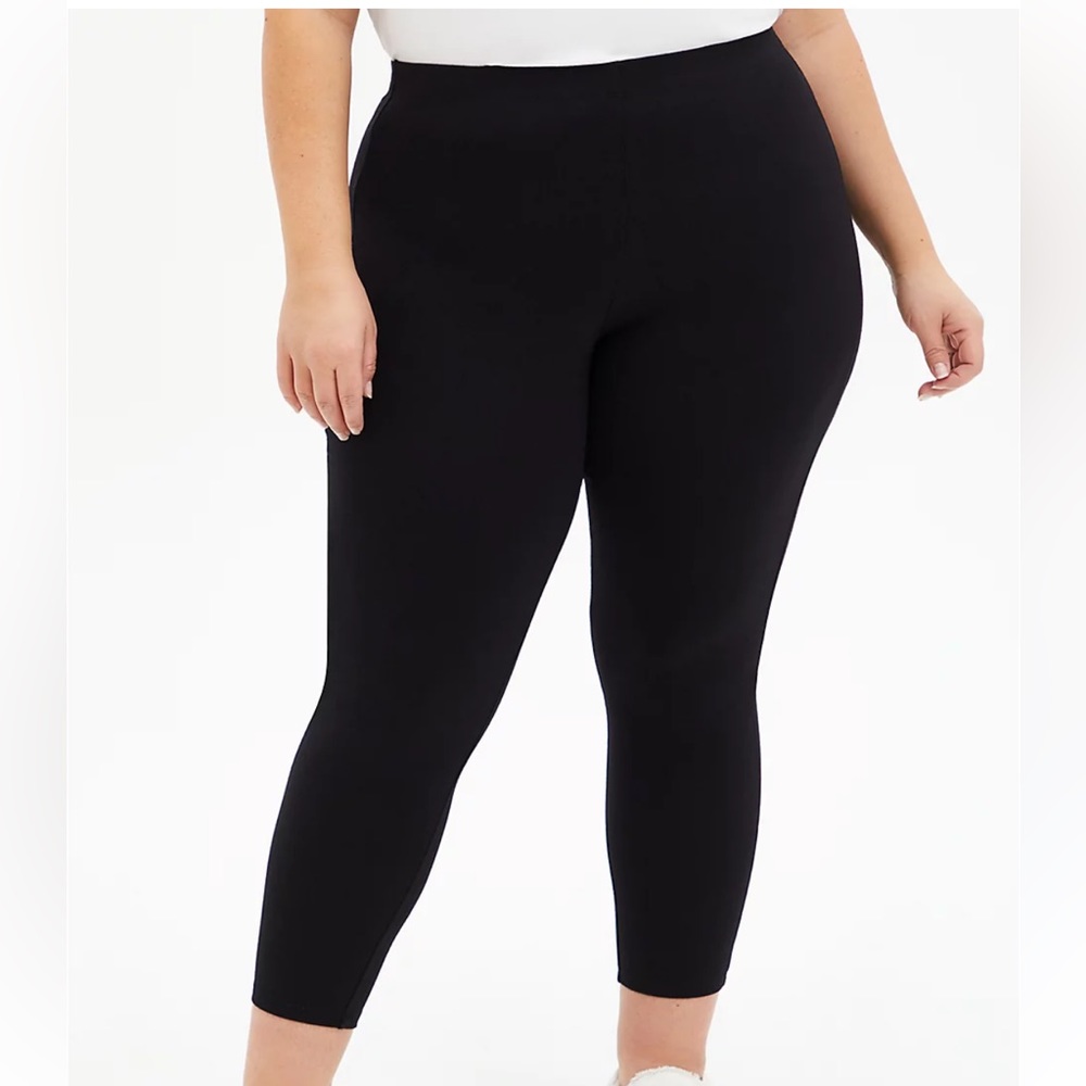 3X BLACK TORRID LEGGINGS OBO RIP ON THIGH